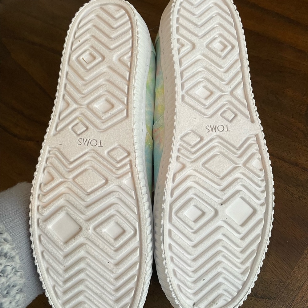 Toms Alpargata Indio Slip-On in Tie Dye sz 12 - Picture 7 of 8